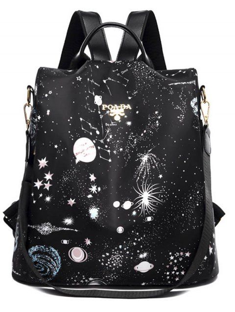 Galaxy Planet Star Large Capacity Adjustable Strap Travel Bag