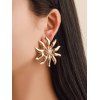 Boucles D'Oreilles Tournesol Elegance - d'or 