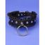 Collier Ras-du-Cou en Dentelle Géométrique Style Punk - Noir 