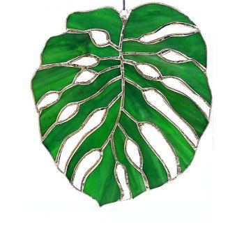 

Acrylic Leaf Shaped Trendy Home Decor, Green