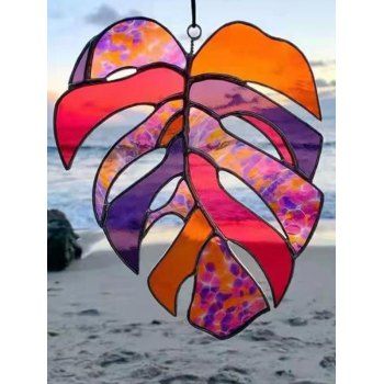 

Acrylic Leaf Shaped Trendy Home Decor, Multicolor