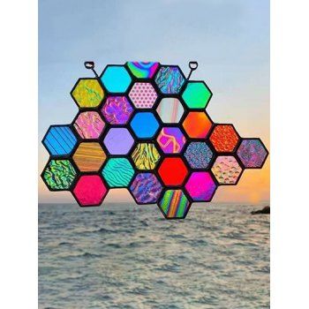 

Colored Geometric Acrylic Home Decor, Multicolor