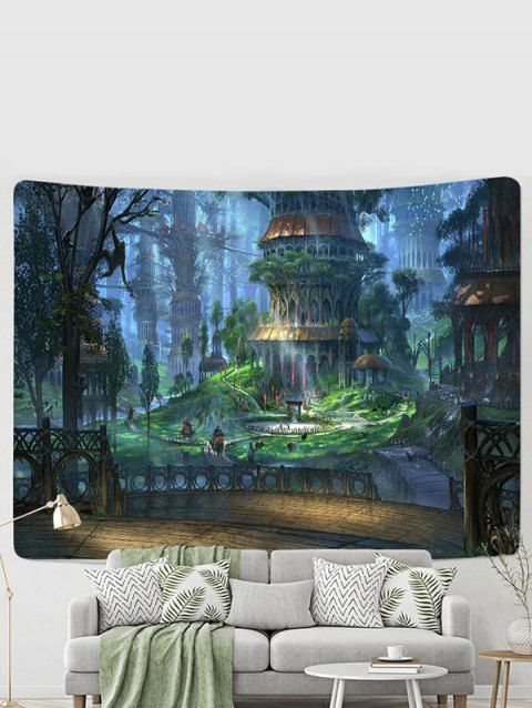 Forest Landscape Print Home Decoration Hanging Wall Tapestry