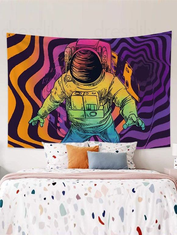 Tapisserie Murale Motif Astronaute Décor Maison - multicolor F 150 CM X 130 CM