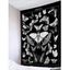 Tapisserie Murale à Imprimé Papillons Décor Maison - Noir 150 CM X 130 CM
