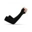 Gants à Imprimé Lettre Anti-Soleil avec Trou pour Pouce - Noir 1 PAIR