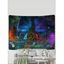 Tapisserie Murale à Imprimé Paysage Décor Maison - multicolor D 150 CM X 130 CM