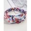 Bandeau Elastique Torsadé à Imprimé Drapeau Américain - multicolor B 