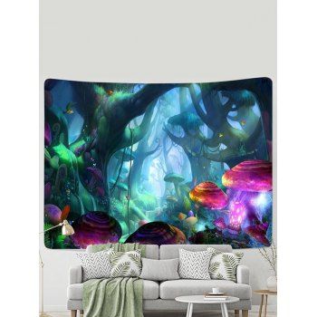 

Dreamy Forest Print Home Decor Hanging Wall Tapestry, Multicolor