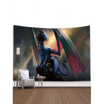 

Home Decoration Flying Dragon Print Hanging Wall Tapestry, Multicolor d