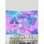 Tapisserie Pendante Murale Décoration à Imprimé Champignon - Violet clair 150 CM X 130 CM