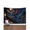 Tapisserie Murale à Imprimé Dragon Volant Décor Maison - multicolor 150 CM X 130 CM