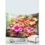 Tapisserie Murale Tendance Motif Fleurs - multicolor D 95 CM X 73 CM