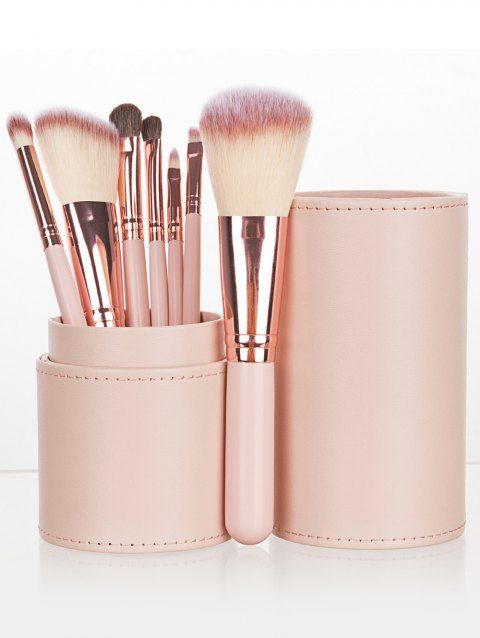 7 Pcs Makeup Brushes Set Trendy Cosmetic Brushes Set