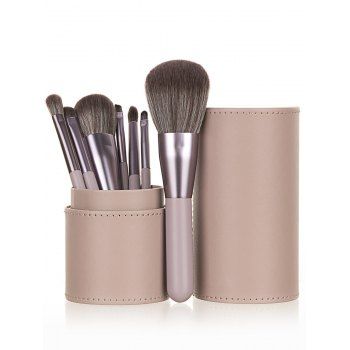 

7 Pcs Makeup Brushes Set Trendy Cosmetic Brushes Set, Light purple