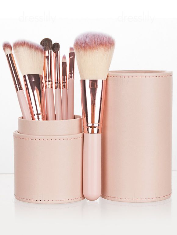 Cosmétique 7 Pièces Ensemble de Pinceaux à Maquillage Tendance - multicolor A 