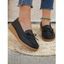 Plain Color Bowknot Slip On Outdoor Shoes - Beige EU 42