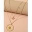 Collier Tendance à Plusieurs Branches avec Pendentifs Fleur et Abeille - d'or 