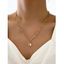 Collier Tendance avec Pendentif Serrure - d'or 