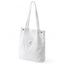 Sac à Epaule Simple Applique en Couleur Unie en Canevas - Blanc 