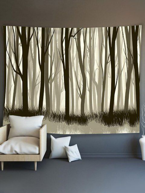 Tree Print Tapestry Hanging Wall Trendy Home Decor