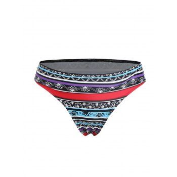 

Tribal Print Natural Bikini Briefs, Multicolor