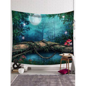 

Landscape Print Tapestry Hanging Wall Trendy Home Decor, Multicolor