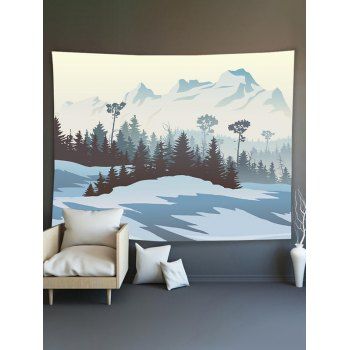 

Landscape Print Tapestry Hanging Wall Trendy Home Decor, Multicolor c