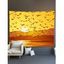 Tapisserie Murale Imprimé Mouette et Coucher du Soleil Décor Maison - multicolor 200 CM X 150 CM