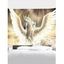 Unicorn Wings Print Tapestry Hanging Wall Trendy Home Decor - LIGHT YELLOW 150 CM X 130 CM