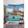 Tapisserie Murale à Imprimé Paysage Bâtiment Décor Maison - multicolor E 150 CM X 130 CM