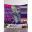Tapisserie Murale à Imprimé Plumes Style Bohémien Décor Maison - multicolor 150 CM X 130 CM