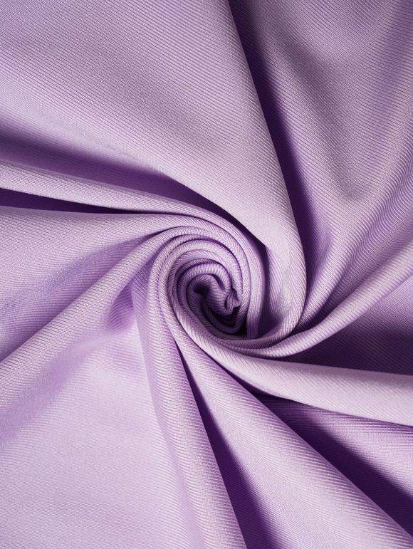 Débardeur Cami Asymétrique Grande Taille à Épaules Nouées en Couleur Pastel - Violet clair L