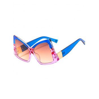 

Unisex Irregular Large Frame Streetwear Outdoor Sunglasses, Blue