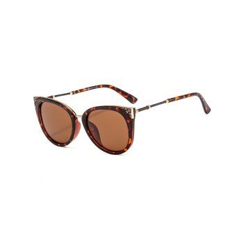 

Star Pattern Thick Frame Round Shaped Streetwear Outdoor Sunglasses, Multicolor a