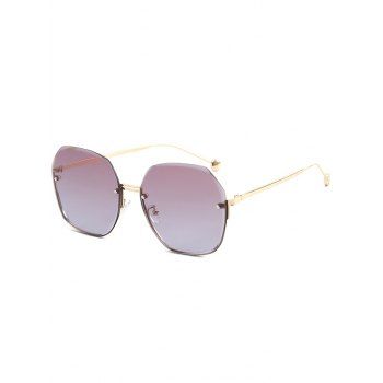 

Irregular Rimless Trendy Outdoor Sunglasses, Multicolor a