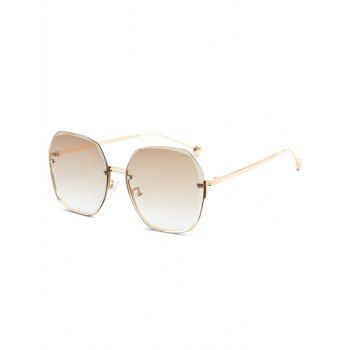 

Irregular Rimless Trendy Outdoor Sunglasses, Golden