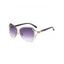 Lunettes Solaires sans Monture de Forme Ovale Motif Renard en Strass pour Extérieur Streetwear - Pourpre 