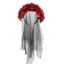Bandeau de Cheveux D'Halloween de Soirée Cosplay Mariée Fantôme avec Voile en Dentelle - multicolor A 