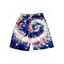 Short de Plage Teinté à Imprimé Etoile Vortex Taille Elastique - multicolor 4XL