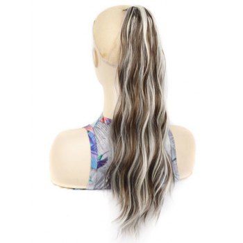 

Long Wavy Synthetic Ponytail With Hair Claw, Multicolor c