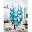Attrape-Rêve Tendance Motif Plumes Colorées Style Ajouré Décor Maison - multicolor 