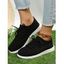 Breathable Lace Up Slip On Casual Sport Shoes - Rose EU 39