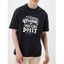 T-shirt Décontracté à Imprimé Slogan YOU CAN DO IT à Col Rond à Manches Courtes - Noir XXXL