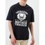 T-Shirt Décontracté Manches Courtes à Col Rond à Imprimé Crâne et Slogan - Noir XXXL