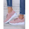 Breathable Lace Up Running Sports Shoes - Rose EU 43