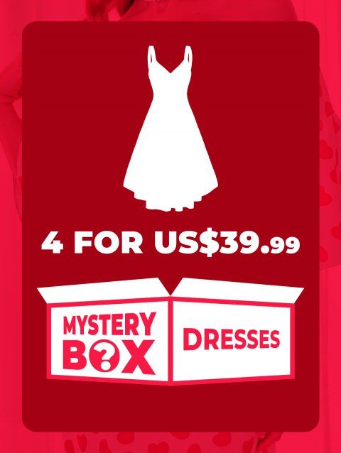 MYSTERY BOX Of 4Pcs DRESSES