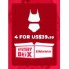 MYSTERY BOX Of 4Pcs SWIMWEARS - multicolor S