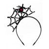 Bandeau D'Halloween Gothique en Forme D'Araignée - Noir 