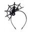 Bandeau D'Halloween Gothique en Forme D'Araignée - Noir 